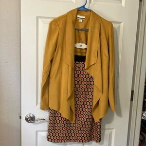 Jules & Leopold Yellow Blazer Professional Tailored Style